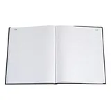 Exacompta Geschäftsbuch A4 kariert Schwarz