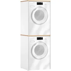 MID.YOU Waschmaschinenschrank Solea, SET Weiß, ca.67x96x60cm