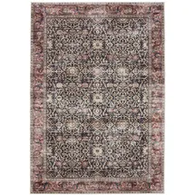 benuta Vintage-Teppich, Mehrfarbig, Rot, Kunststoff, Vintage, Rechteckig, & Im Style: Elegant, Retro - Pflegeleicht Für Wohnzimmer Schlafzimmer