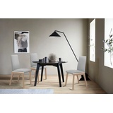 Stressless® Polsterstuhl Laurel, Low Back, Größe L, mit abgerundeten Beinen in Schwarz grau