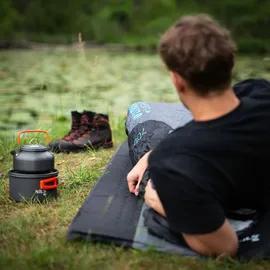 NILS CAMP Schlafsack Ultraleichter Nils Camp NC1705 Ultra Light schwarz-graubraun