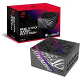 Asus ROG Strix 1000 W Platinum-Netzteil, 80 Plus Platinum, ATX 3.1, Cybenetics Lambda A+, GAN Mosfet, GPU-First Intelligent Voltage Stabilizer, 10 Jahre Abdeckung