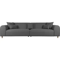 andas Big-Sofa »Svennis«, in 2 Bezugsqualitäten, B/T/H: 314/98/83 cm grau