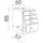 Flex-Well Unterschrank Schubkasten-Unterbau Vintea 50 x 85 x 60 cm Beige