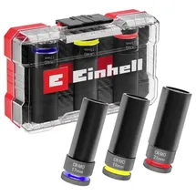 Einhell Impact Bit- und Steckschlüssel-Set 1/2 3-tlg.