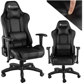 Tectake Twink Gaming-Stuhl Schwarz