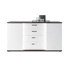 Möbel Kraft Sideboard 161 x 87 x 40 cm Weiß