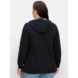 sheego Sweatjacke blau 56