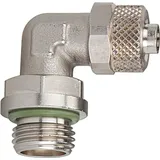 Riegler Winkel-Einschraubverschraubung, drehbar, G 1/8 a., FKM, Schl. 8/6