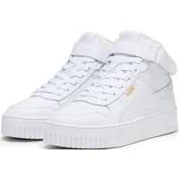 Puma Carina Street Mid Sneaker, White Gold, 41 EU