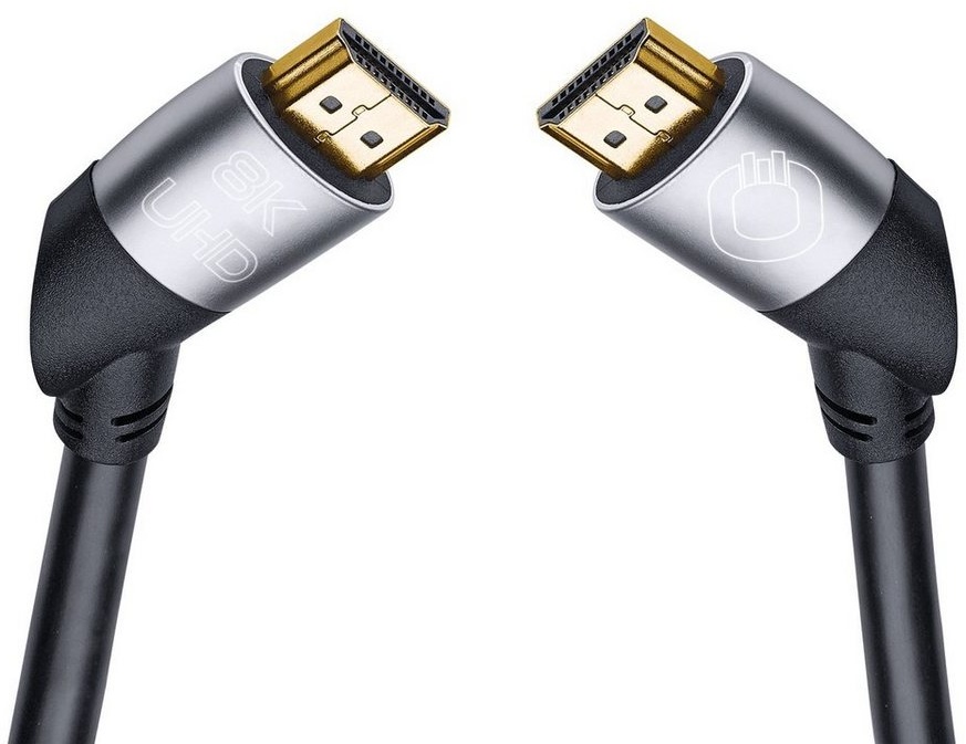 Oehlbach Easy Connect UHD 8K - Ultra High-Speed HDMI® Kabel HDMI-Kabel, HDMI, HDMI (150 cm), 3-fach Schirmung, 8K Ultra High Speed, Datenrate bis zu 48 Gbit/s schwarz