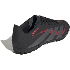 Adidas Predator Club Tf Fußballschuhe, core Black/Grey Four/Lucid red, 44