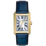 Fossil Carraway Uhr für Herren, Quarz-Dreizeigerwerk mit Leder- oder Edelstahlarmband