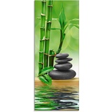 Artland Glasbild »Spa Konzept Zen Basaltsteine«, Zen, (1 St.), grün