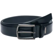 Bugatti Herrengürtel Leder schwarz 105