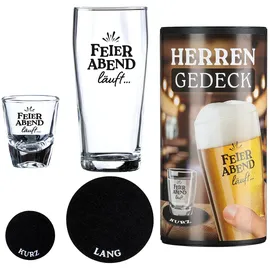 Gilde Herrengedeck 4-tlg. 0,3 l