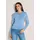 Madeleine Twinset Basic Strickjacke mit Halbarmpullover Blau 48