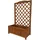 Hti-Living Heidi XL Pflanzkübel mit Rankgitter 1 x 1 x 1 cm Braun