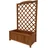 Hti-Living Heidi XL Pflanzkübel mit Rankgitter 1 x 1 x 1 cm Braun