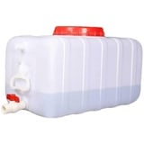 ZLZGZ Tragbarer Wasserkanister mit Ablasshahn, BPA-frei Wassertank für Fahrzeug Camping Outdoor Lange Reise Reise Kampierendes Nach Hause Trinkender Speicher-Eimer Wasserkanister Tragbarer (Size:50L)