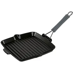 Staub Grillpfanne induktion quadratisch 24x24cm schwarz