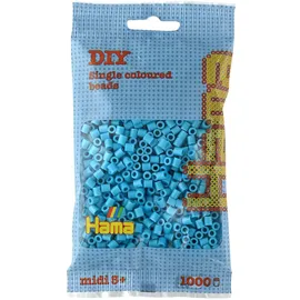 Hama Beutel mit Perlen 1000 St. azurblau