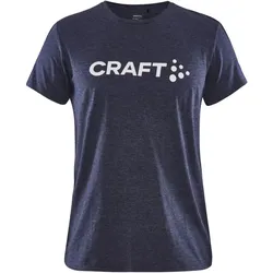 CRAFT Community Logo T-Shirt Damen 390200 - navy/melange L