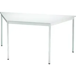 Trapeztisch lichtgrau STRECKE - grau