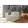 Home Affaire Loungesessel Pia Cord 106 x 82 x 125 cm Grau mit Kopfteil