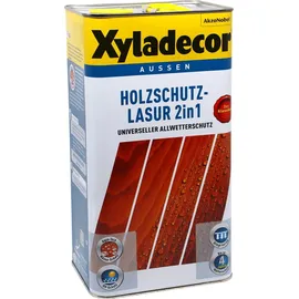 Xyladecor Holzschutzlasur 2in1 Braun 5 l