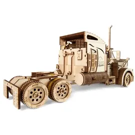 UGEARS - Mechanisches 3D-Holzpuzzle Sattelschlepper Heavy Boy - Braun