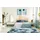tesso living Kurzflor-Teppich, Blau, Textil, Abstrakt, Rechteckig, 80x215 cm rutschfest, Teppiche - Böden, Teppiche, Moderne Teppiche