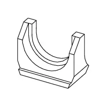TECE flex PMA 40 63 Pressgabel 40 mm Druckhülse, 720214 720214