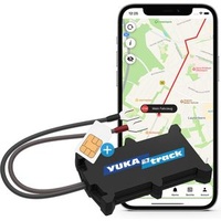 Yukatrack GPS-Tracker Easywire mit SIM, für Fahrzeuge, 10 - 32 V