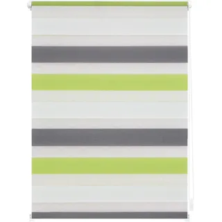 80 x 200 cm grün/grau/weiß