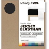 schlafgut Easy Jersey 120 x 200 - 130 x 220 cm off black