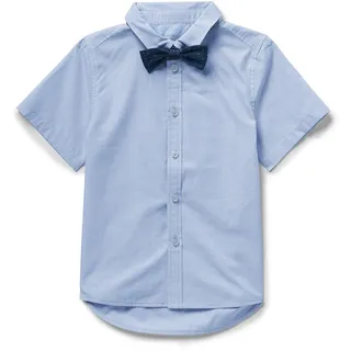 Tchibo - Kinderhemd mit Fliege - Gr. 98/104 - hellblau