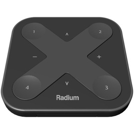 RADIUM Smart Blue Remote (Fernbedienung zur Lichtsteuerung) schwarz, 9 x 9 x 1,2 cm