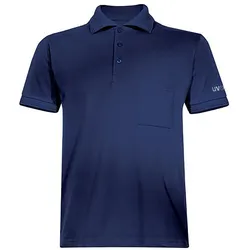 uvex Poloshirt blau. navy Gr. M BLAU M