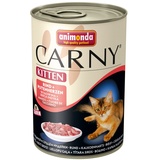 Animonda Carny Kitten Rind plus Putenherzen, 6er Pack (6 x 400 g)