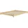 Erst-Holz Flaches Futon-Doppelbett 140 x 200 cm Braun