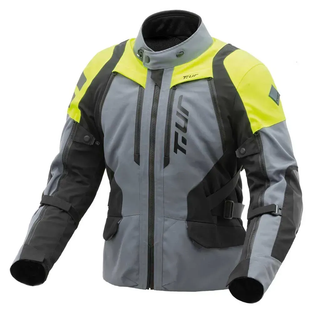 T-ur Ushuaia Hydroscud® Jacke - Anthracite / Yellow Fluo - M