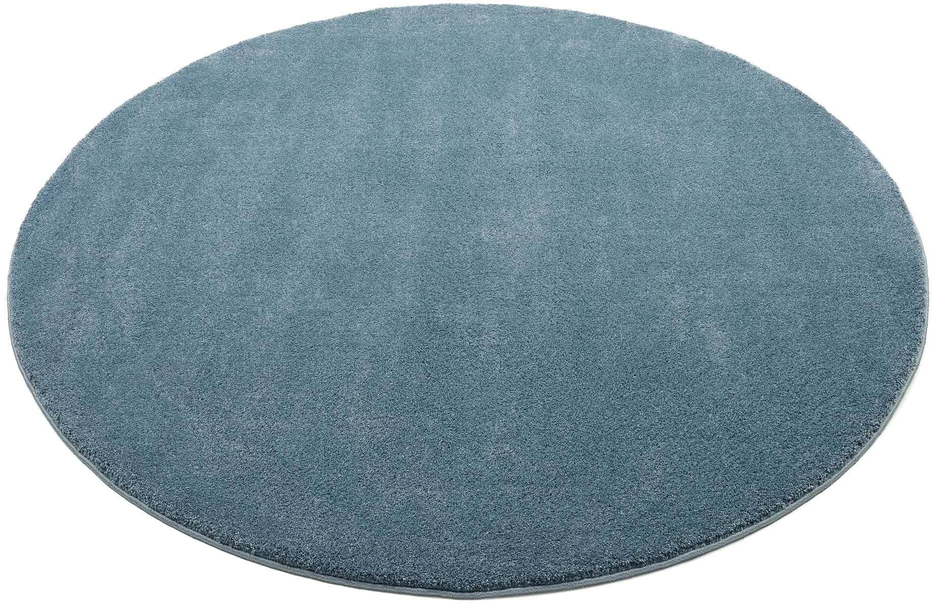 Teppich OCI DIE TEPPICHMARKE "NEW VILLA MELANGE", blau, H:20mm Ø:160cm, Polypropylen (PP), Teppiche, maschinell gewebt, strapazierfähig, alle Wohnräume