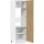 vidaXL Kühlumbauschrank Artisan-Eiche 60 x 57 x 207 cm Braun