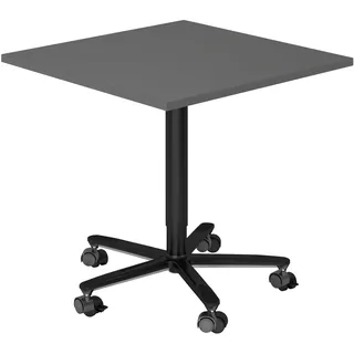 Hammerbacher VST88 Stehtisch höhenverstellbar grafit 80,0 x 80,0 x 72,0 - 114,0 cm