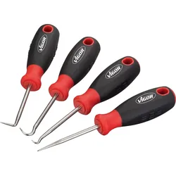 VIGOR Mini Haken Satz, V4663, 130 mm, Anzahl Werkzeuge: 4