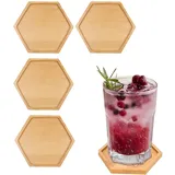 4 Stück Untersetzer,Korkuntersetzer,Kork Untersetzer,Holzuntersetzer,Kork Untersetzer, Für Bastelarbeiten, Untersetzer Für Pflanzen, Trinkbecher, Kerzen, Spa-Gebete, Wohnzimmer Deko