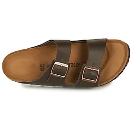 Birkenstock Arizona Naturleder schmal dunkelbraun 42