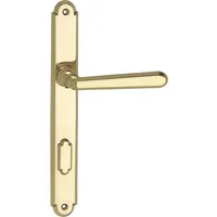 Grundmann Drückergarnitur ALT-WIEN auf Langschild - BB mit Hangerl
