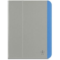 Belkin Slim Style 24,6 cm (9.7 Zoll) Folio Blau, Grau